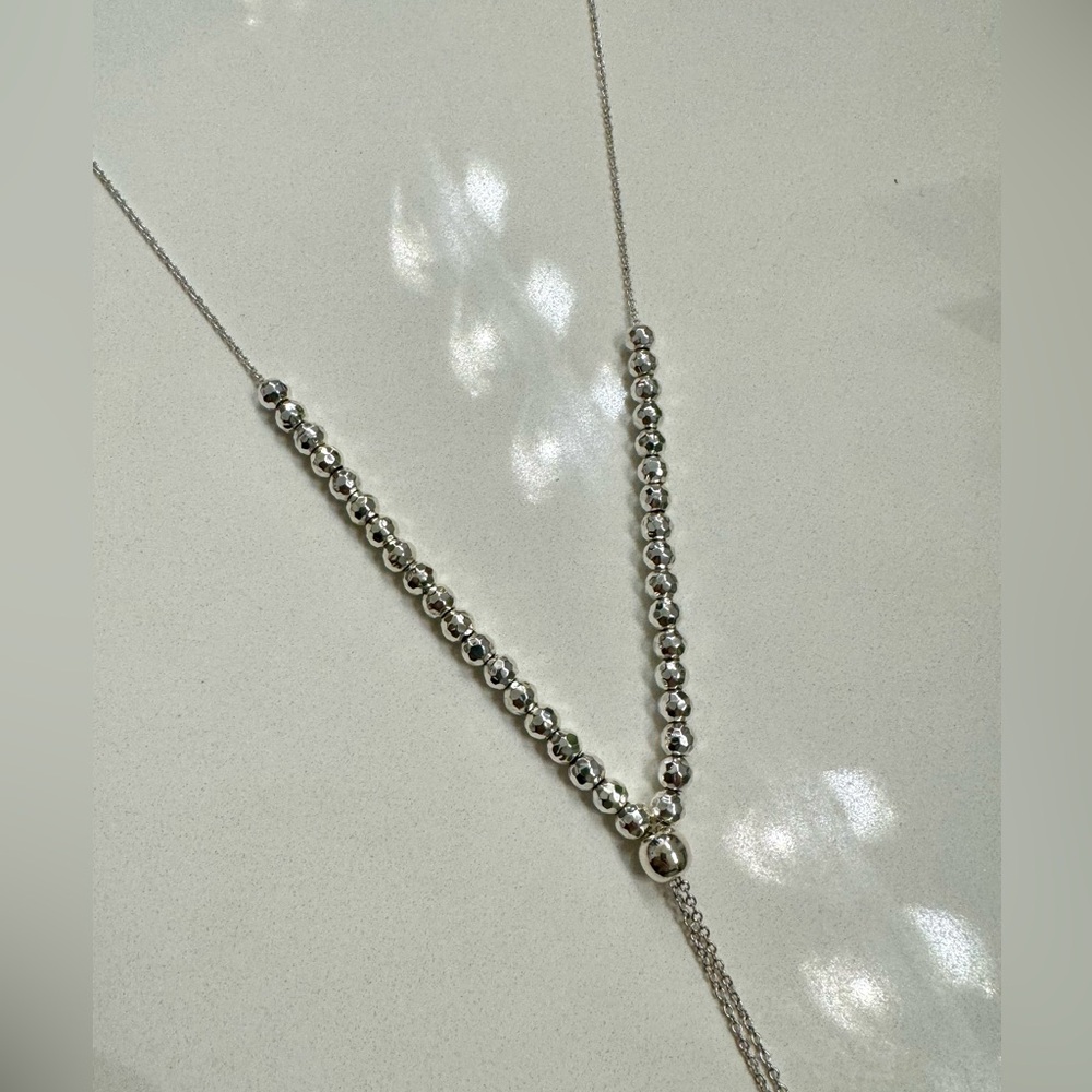 Gorjana Laguna Large Silver Y-Shape Necklace - Picture 5 of 6